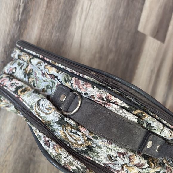 Floral Tapestry Suitcase - Picture 9 of 13
